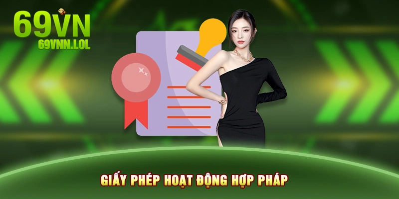 Giấy phép hoạt động hợp pháp